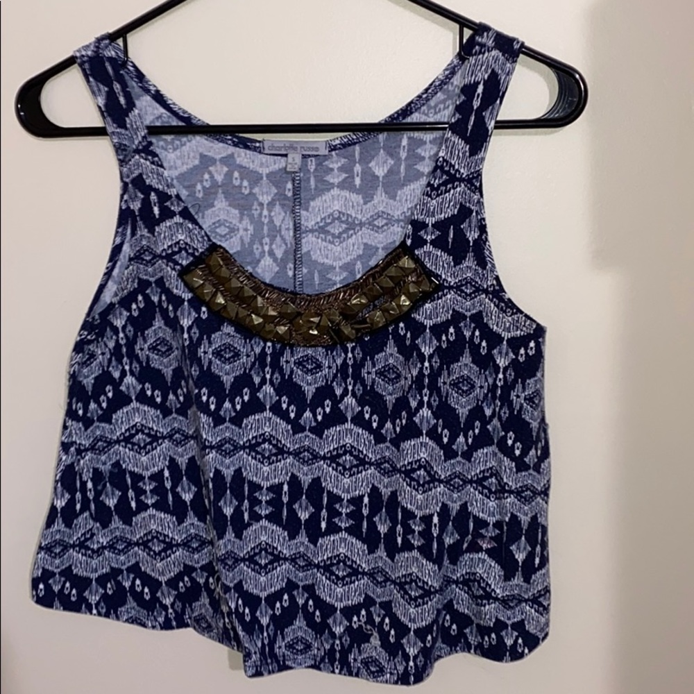 B1G1❤️beautiful beaded tank top